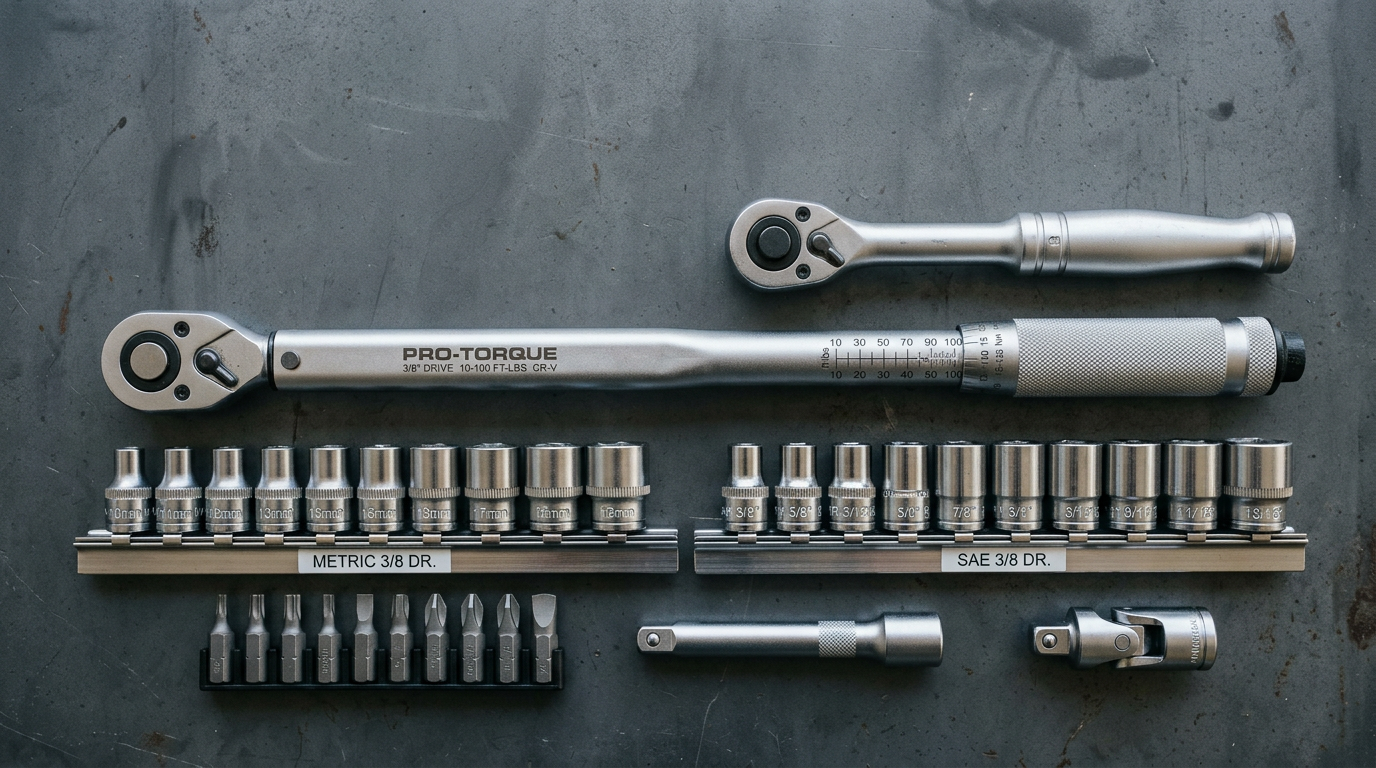 137-Piece Industrial Socket and Bit Set