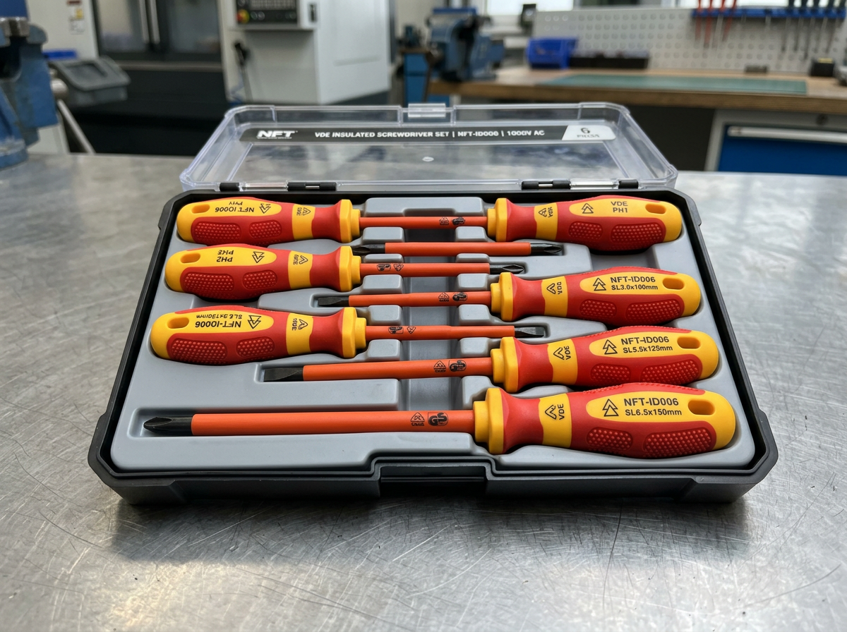 6-Piece VDE Insulated Screwdriver Set